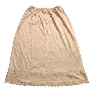 Vintage Antron III Nylon Half Slip Size Small Pale Pink Satin